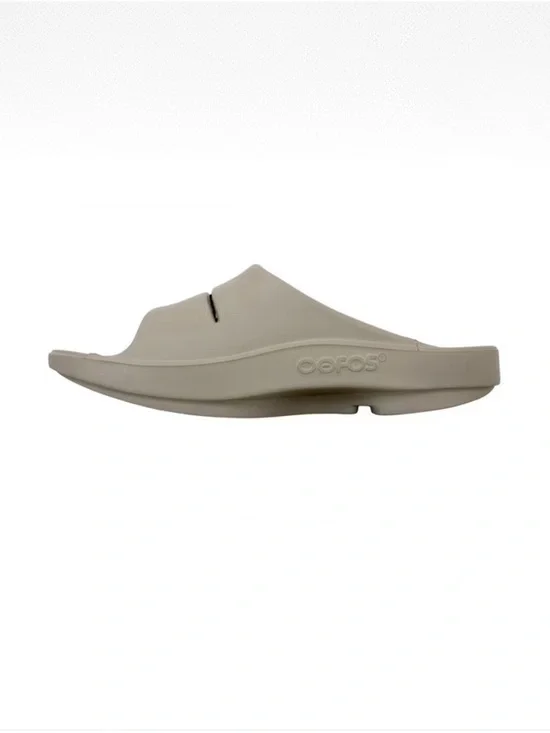 OOFOS Women's Recovery Slide Sandals in Taupe - Picture 4 of 10